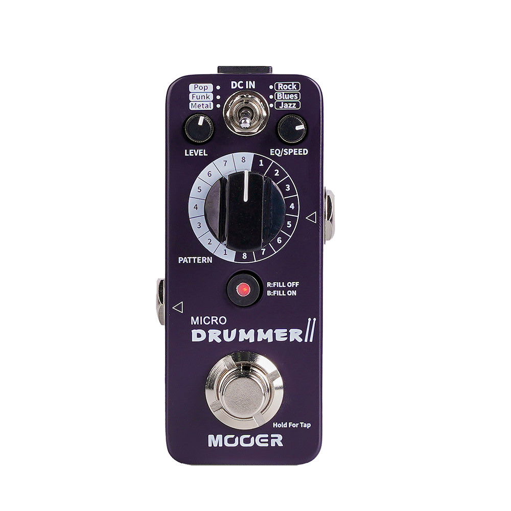 Mooer Micro Drummer Mkii Drum Machine Effects Pedal - Joondalup Music Centre