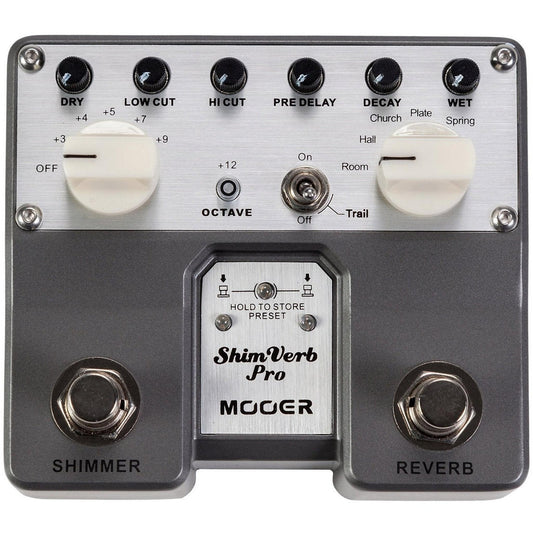 MOOER SHIMVERB PRO REVERB TWIN EFFECTS PEDAL - Joondalup Music Centre