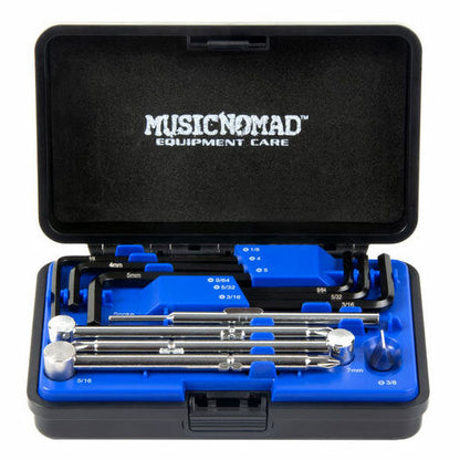 MUSIC NOMAD PREMIUM GUITAR TECH TRUSS ROD WRENCH SET - 11PCE - Joondalup Music Centre