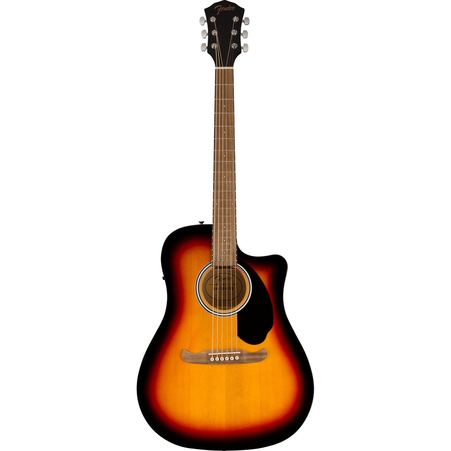 Fender FA-125CE Dreadnought Acoustic Guitar - Sunburst-ACOUSTIC GUITAR-Joondalup Music Centre