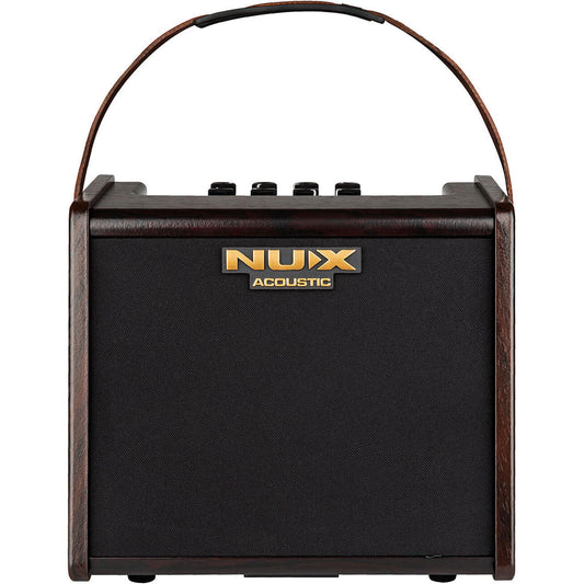 NU-X AC25 Stageman 2-Channel, 25W Battery Operated Acoustic Amplifier - Joondalup Music Centre