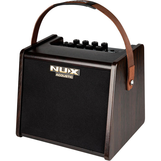 NU-X AC25 Stageman 2-Channel, 25W Battery Operated Acoustic Amplifier - Joondalup Music Centre