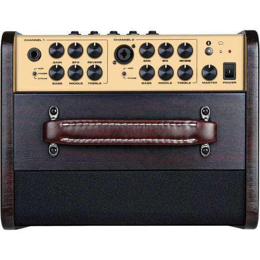 NU-X Stageman II Charge, 80W Battery Powered Acoustic Guitar Amplifier With Digital Fx - Joondalup Music Centre