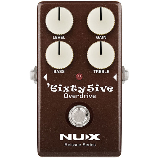 NU-X 6Ixty5Ive Analog Overdrive Effects Pedal - Joondalup Music Centre