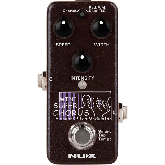 NU-X Mini Core Series Mini Scf Super Chorus, Flanger & Pitch Modulation Effects Pedal - Joondalup Music Centre