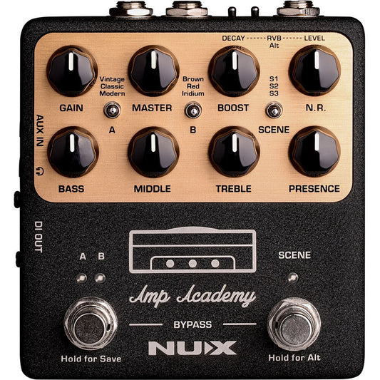 NU-X Verdugo Series Amp Academy Amplifier Modeling Pedal - Joondalup Music Centre