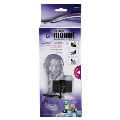 ON STAGE GRIP-ON UNIVERSAL DEVICE HOLDER WITH U-MOUNT MOUNTING POST - Joondalup Music Centre