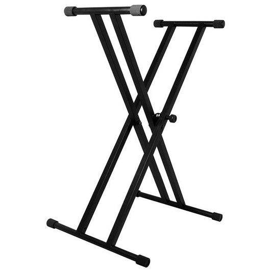 On Stage Classic Double Braced Keyboard Stand - Joondalup Music Centre