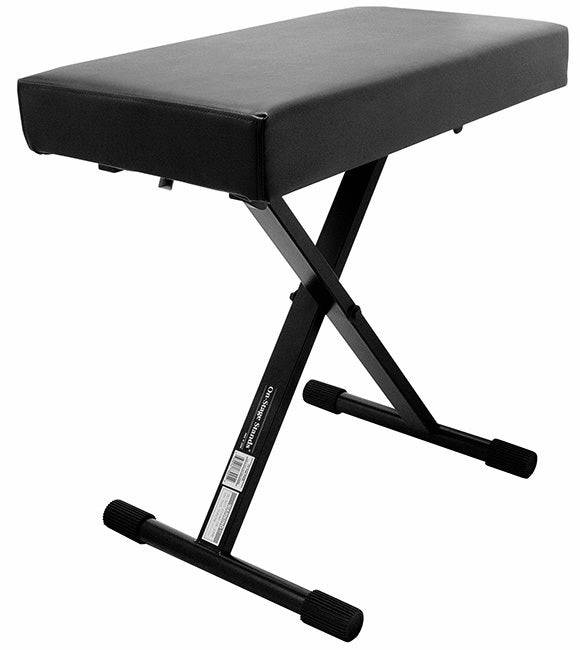 ONSTAGE KEYBOARD BENCH - DELUXE FOLDING X STYLE - Joondalup Music Centre