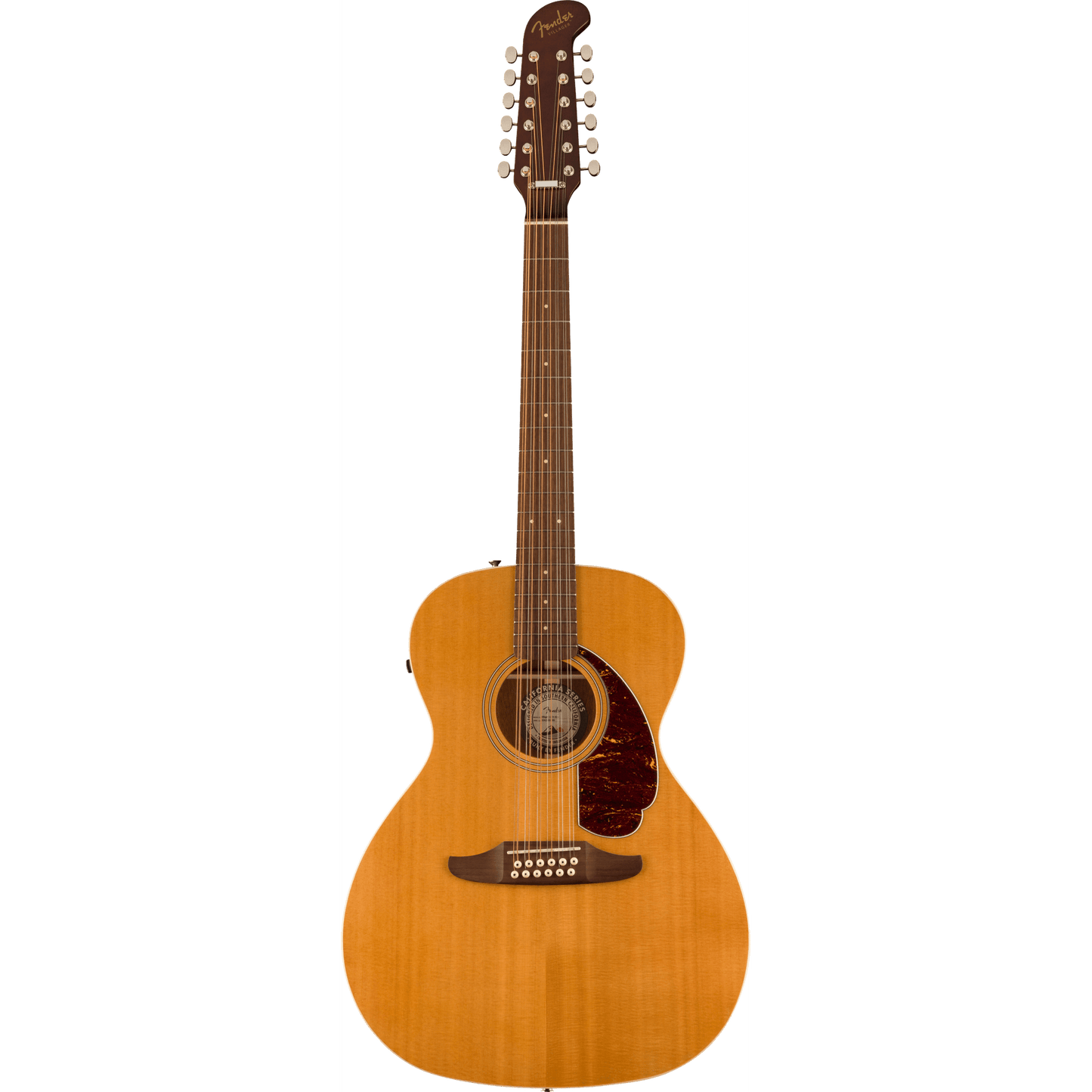 Fender Villager 12-String Acoustic Guitar - Aged Natural-ACOUSTIC GUITAR-Joondalup Music Centre