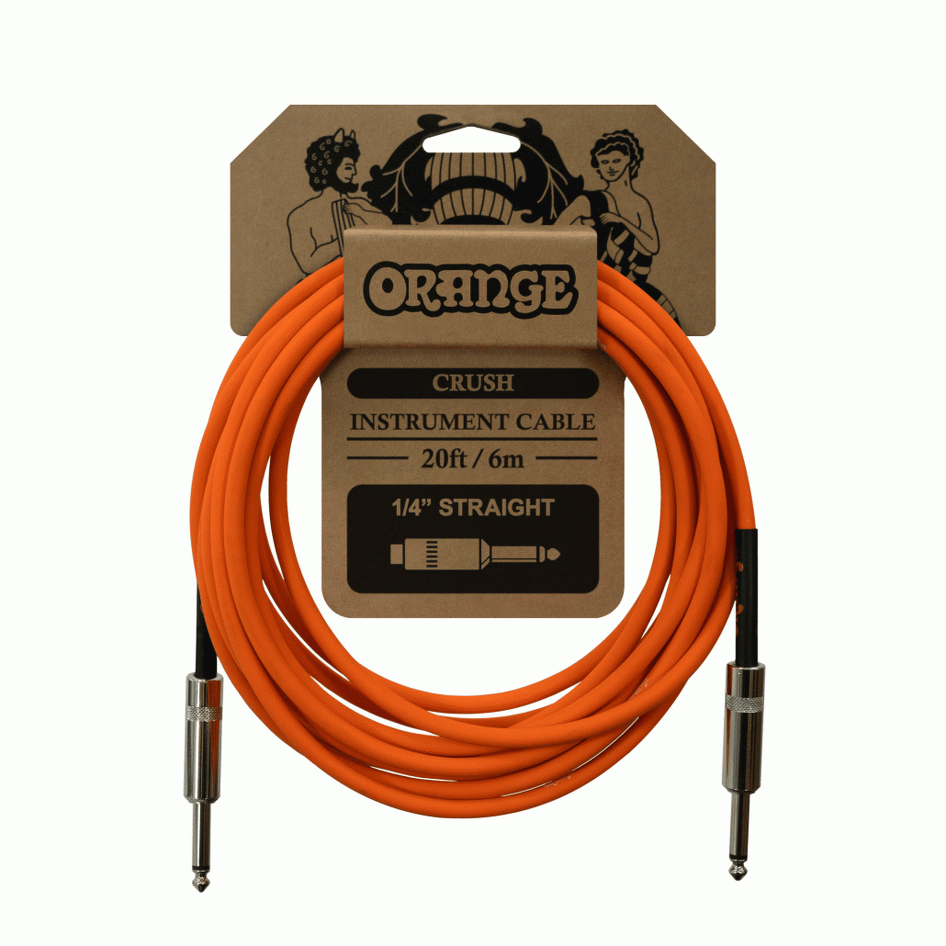 Orange Crush Instrument Cable 6m - Joondalup Music Centre