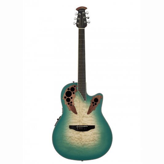 OVATION CELEBRITY ELITE EXOTIC ACOUSTIC/ ELECTRIC GUITAR - MINT BURST - Joondalup Music Centre