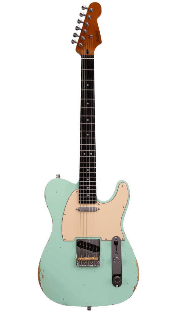 Patina PT-6 Electric Guitar RW Sea Foam Green Relic