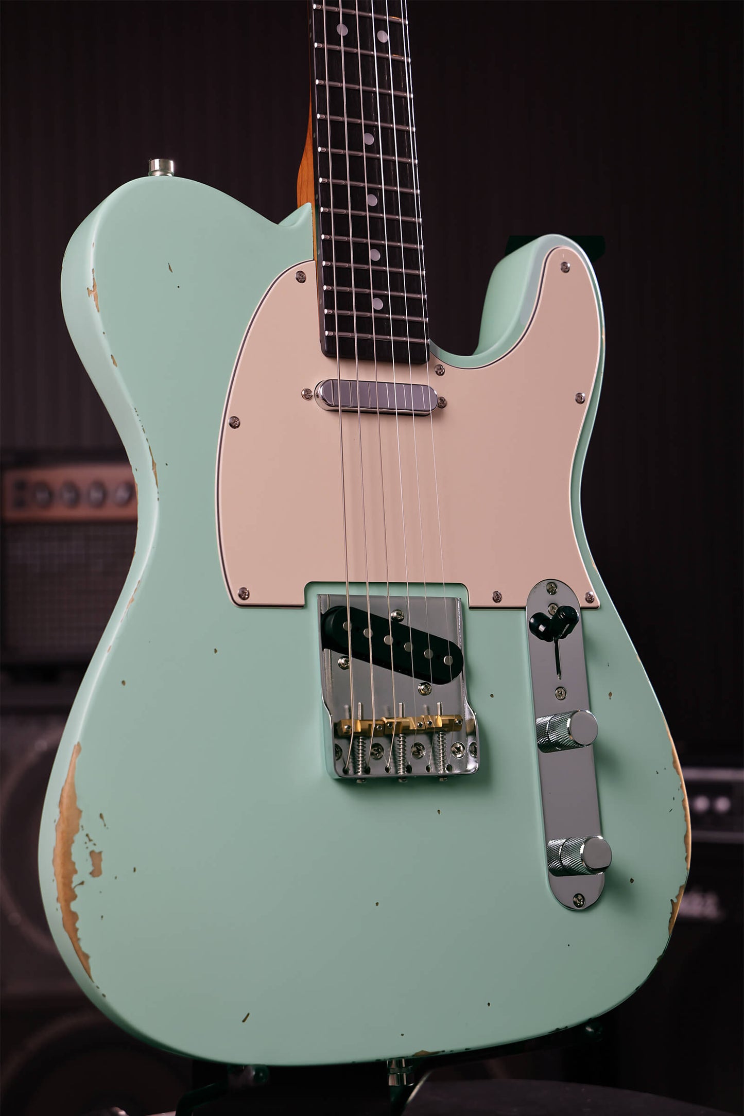 Patina PT-6 Electric Guitar RW Sea Foam Green Relic