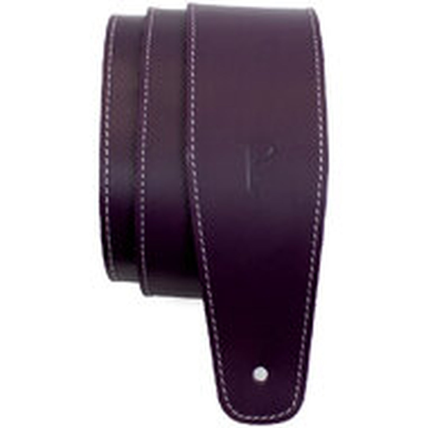 Perris Baseball Leather Guitar Strap Purple - Joondalup Music Centre