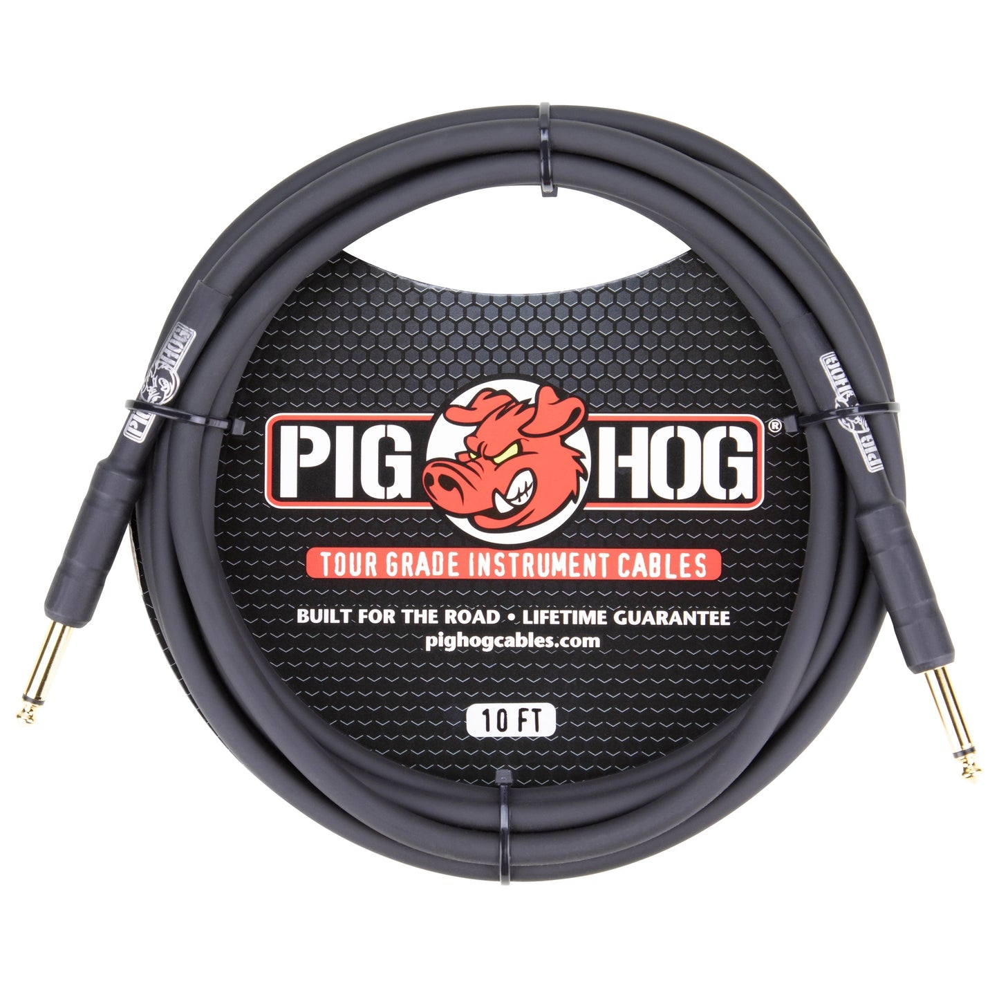 Pig Hog Instrument Cable 3m - Black - Joondalup Music Centre