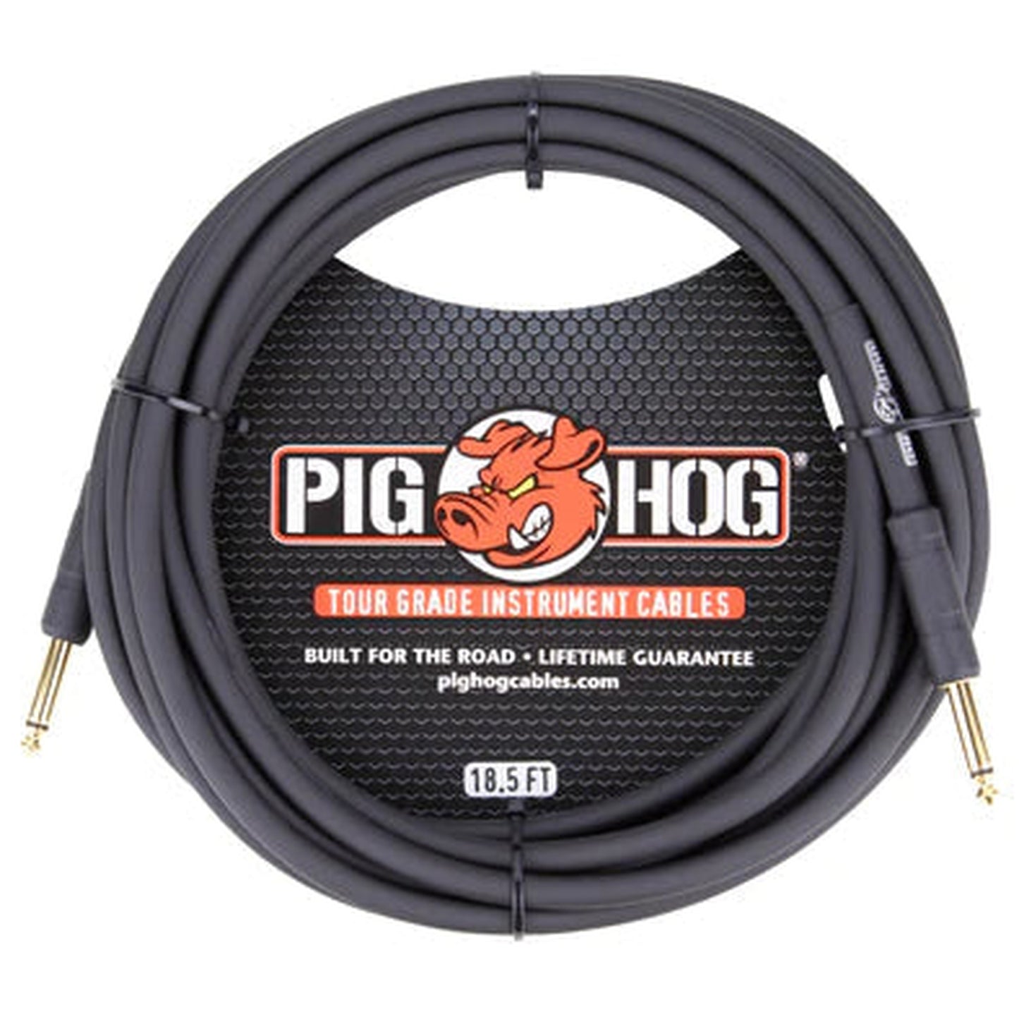 Pig Hog Instrument Cable 5.5m - Black - Joondalup Music Centre