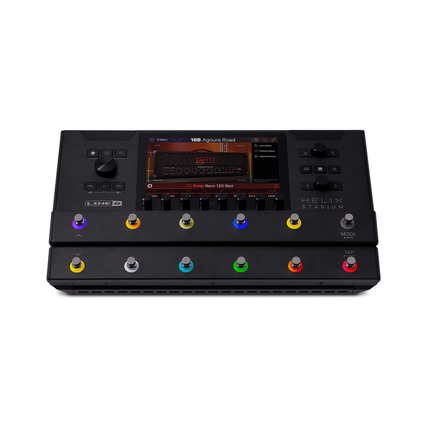 Line 6 Helix Stadium Floor Multi-Effects Processor top