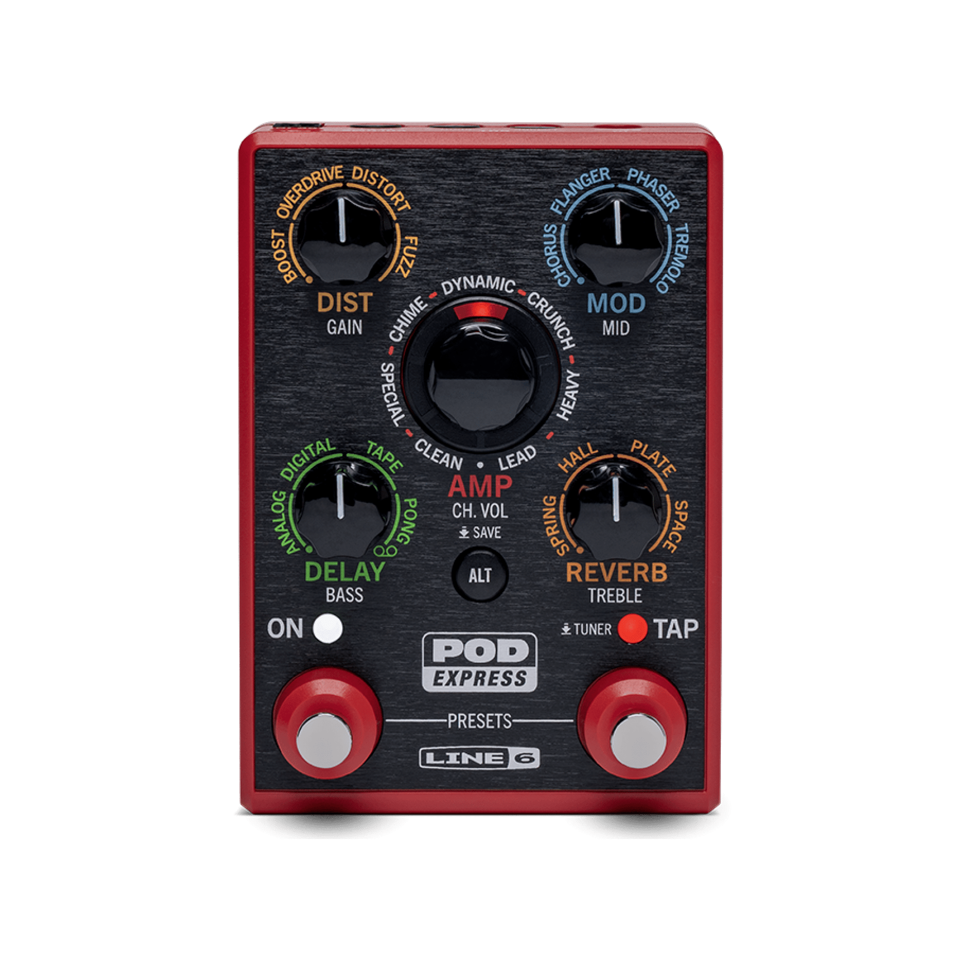 Line 6 POD Express Compact Guitar Multi Effect Pedal - Joondalup Music Centre