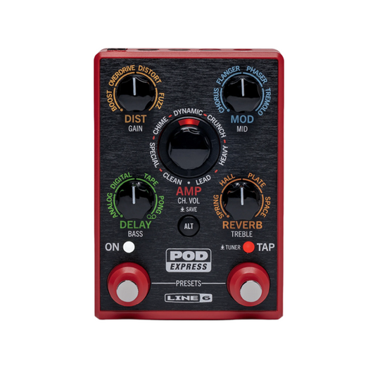 Line 6 POD Express Compact Guitar Multi Effect Pedal - Joondalup Music Centre