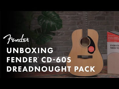 Fender CD-60S Acouctic Guitar Pack - Natural