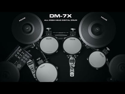 NU-X DM7X Professional 9-Piece Electronic Drum Kit With All Mesh Heads