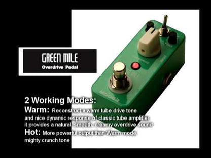 Mooer Green Mile Overdrive Effects Pedal