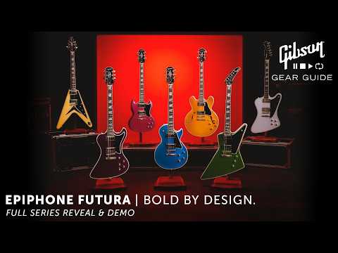 Epiphone Futura ES-355 Electric Guitar - Dragonfly video