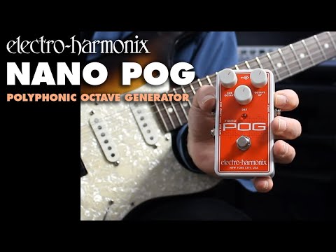 Electro Harmonix Nano Pog Polyphonic Octave Guitar Effects Pedal from Joondalup Music Centre 2