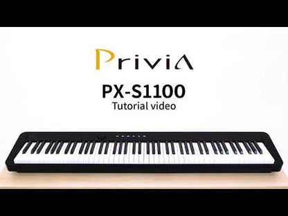 Casio Privia PX-S1100 Digital Piano - Red w/ CS68P Stand + SP34 Tri-Pedal