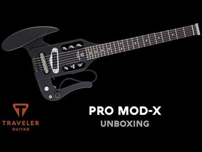 Traveler Guitar Pro-Series Mod-X Hybrid Guitar - Matte Black