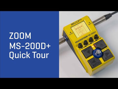 Zoom MS-200D+ MultiStomp Guitar Pedal