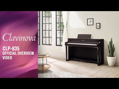 Yamaha CLP835R Clavinova Digital Piano - Rosewood Video