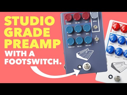 JHS Colour Box V2 Preamp/EQ/Overdrive/Distortion/Fuzz Effects Pedal