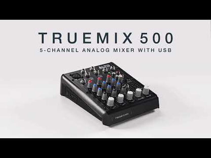Alto TrueMix 500 5-Channel Mixer with USB & Bluetooth