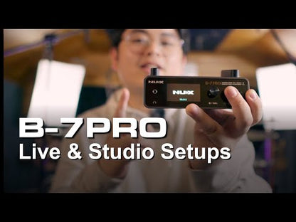 NU-X B-7PRO 2.4 GHz Professional Personal Wireless In-Ear Monitoring System