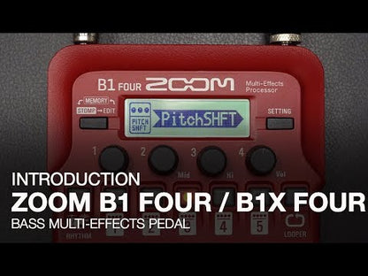 Zoom B1 FOUR Bass Multi-Effects Pedal
