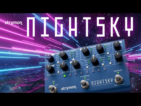 Strymon Night Sky Time-Warped - Reverb Pedal video