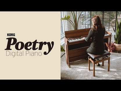 Korg Poetry 88-Key Weighted Hammer Action Digital Piano - Brown