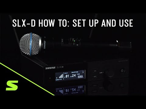 Shure SLXD24D/B58L57 Dual Digital Handheld Wireless System (L57 Band)