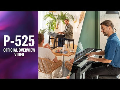 Yamaha P-525B + L-515B Portable Digital Piano Pack - Black