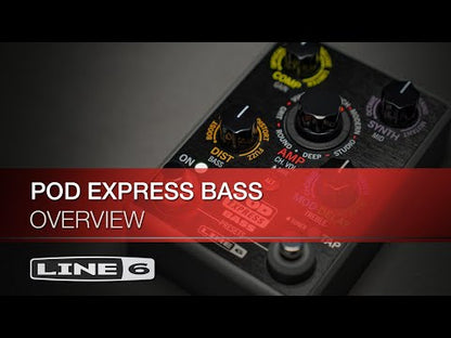 Line 6 POD Express Compact Bass Multi Effect Pedal