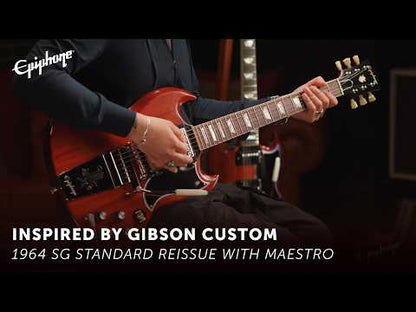 Epiphone 1964 SG Standard w/Maestro Vibrola Reissue - Cherry Red