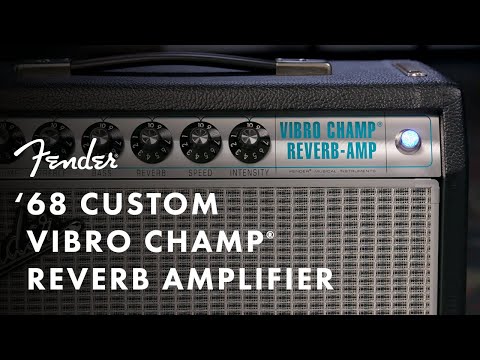 Fender 68 Custom Vibro Champ Reverb Ltd Edition - Navy Blue from Joondalup Music Centre 2