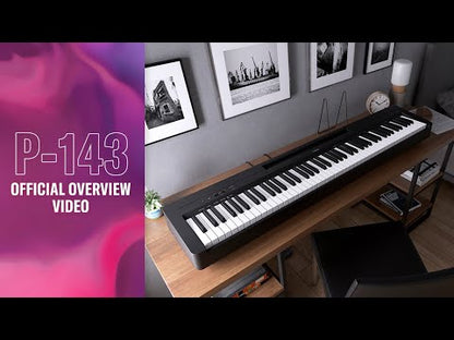 Yamaha P-143 Portable Digital Piano - Black