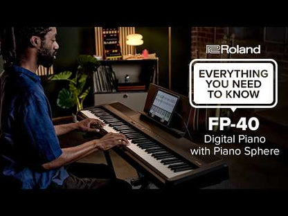 Roland FP-40 Digital Piano - White