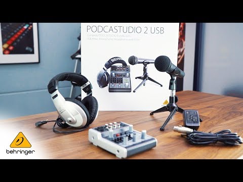 Behringer Podcastudio 2 USB Recording Pack from Joondalup Music Centre 2