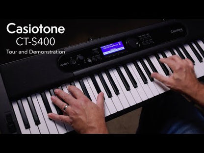 Casio Casiotone CTS400 Keyboard - Black