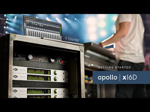 Universal Audio Apollo x16D Rackmount 18×20 Thunderbolt Audio Interface with Dante I/O – Essentials+