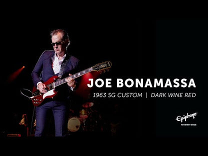 Epiphone Joe Bonamassa 1963 SG Custom Electric Guitar - Dark Wine Red - Joondalup Music Centre 2